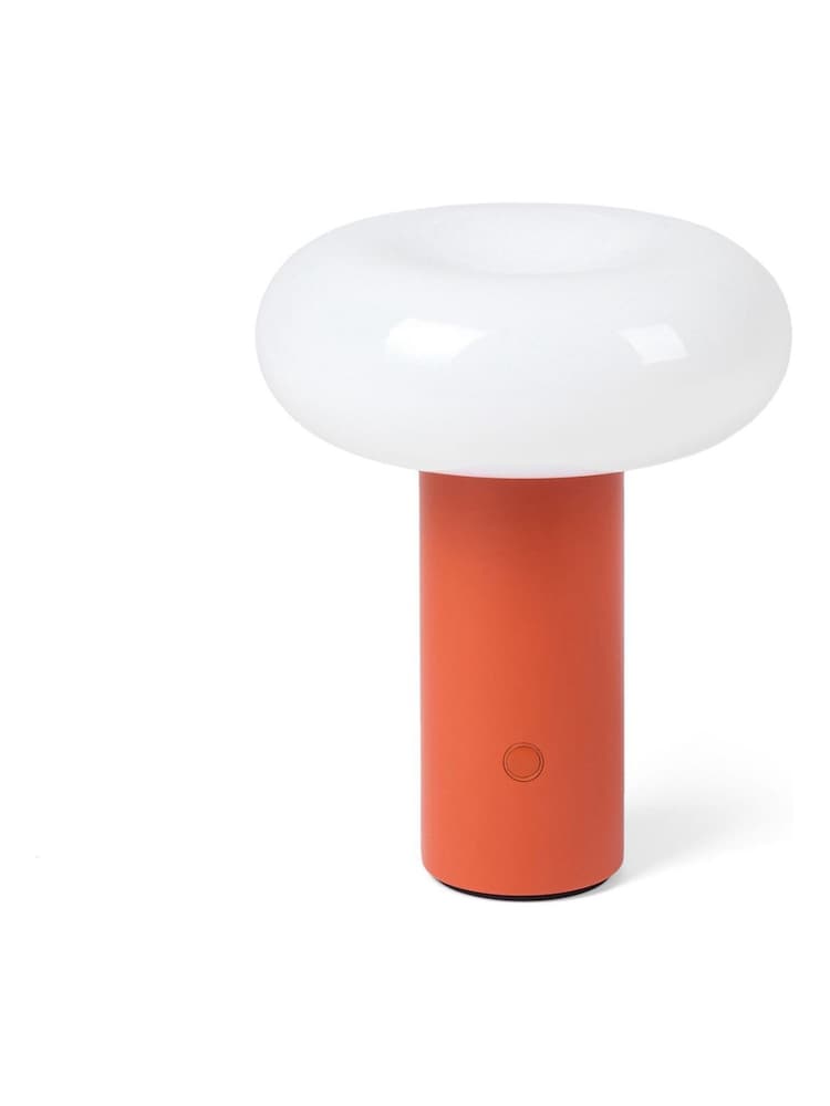 The Conran Shop Tangerine Orange Torus Portable Lamp - Image 1 of 5 The Conran Shop Tangerine Orange Torus Portable Lamp - Image 1 of 5