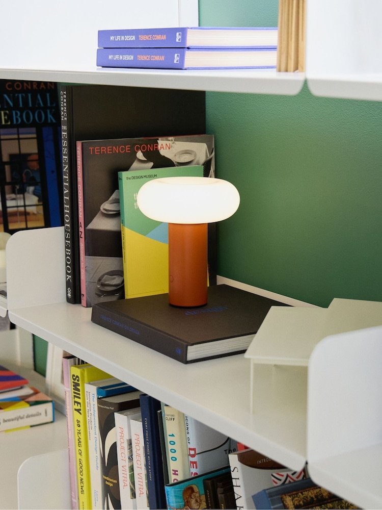 The Conran Shop Tangerine Orange Torus Portable Lamp - Image 5 of 5 The Conran Shop Tangerine Orange Torus Portable Lamp - Image 5 of 5