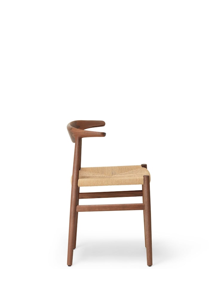 The Conran Shop Walnut Papercord Delta Dining Chair - Image 2 of 3 The Conran Shop Walnut Papercord Delta Dining Chair - Image 2 of 3