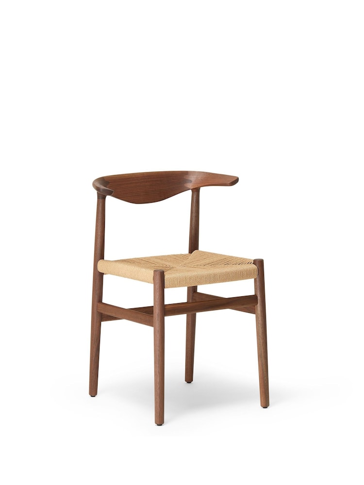 The Conran Shop Walnut Papercord Delta Dining Chair - Image 3 of 3 The Conran Shop Walnut Papercord Delta Dining Chair - Image 3 of 3