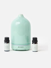 Oliver Bonas Blue Stripe Electric Aroma Diffuse  Fragrance Oil Gift - Image 2 of 5