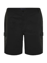 BadRhino Big & Tall Black Stretch Chino Shorts 2 Pack - Image 3 of 3