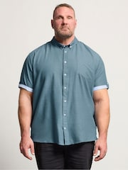 BadRhino Big & Tall Blue Slub Shirt - Image 1 of 4