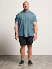 BadRhino Big & Tall Blue Slub Shirt - Image 2 of 4