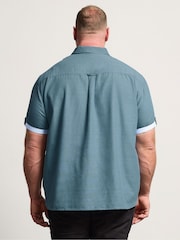 BadRhino Big & Tall Blue Slub Shirt - Image 3 of 4