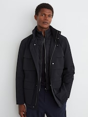 Նավատորմ - Reiss Glick Four-Pocket Hooded Jacket with Removable Gilet - Պատկեր 3 8-ից