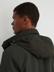 Մուգ կանաչ - Reiss Glick Four-Pocket Hooded Jacket with Removable Gilet - Պատկեր 7 8-ից