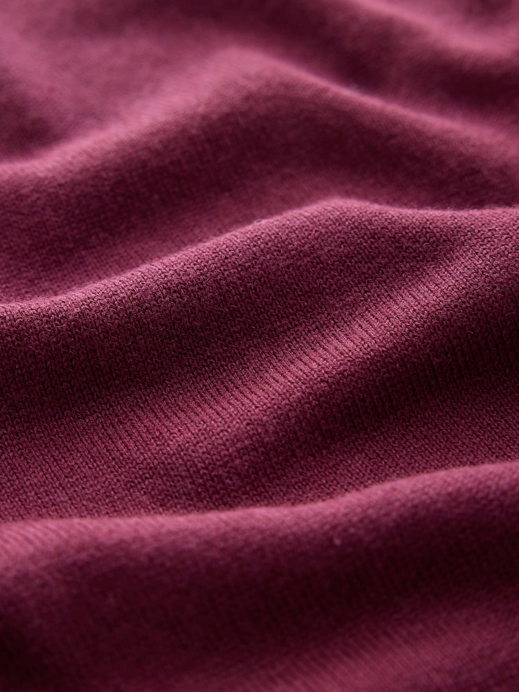 Burgundy Red Long Line Maxi Sleeve Cardigan - Image 2 of 3