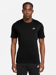 Nike Black Short Sleeve Club T-Shirt - Image 1 of 3