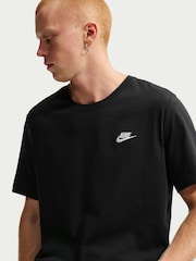 Nike Black/Silver Short Sleeve Club T-Shirt - Image 4 of 5