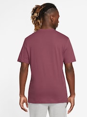 Nike Pink Smoke Short Sleeve Club T-Shirt - Image 2 of 3