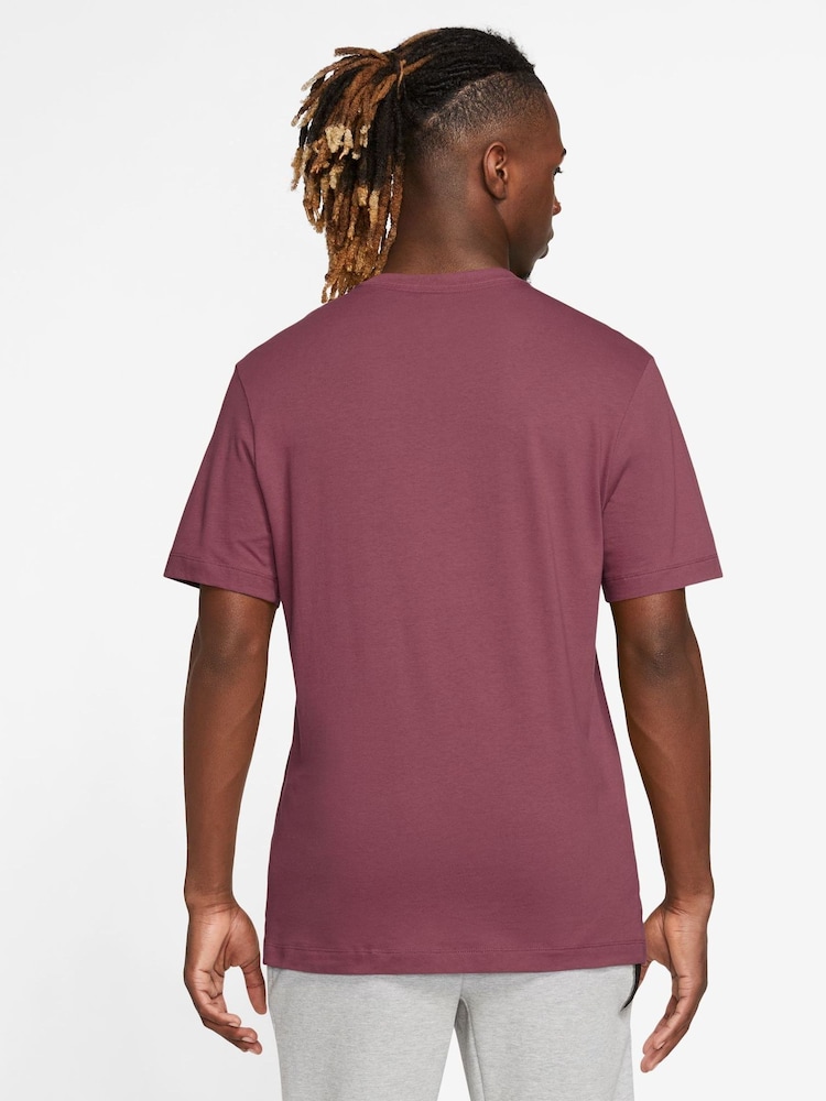 Nike Pink Smoke Short Sleeve Club T-Shirt - Image 2 of 3