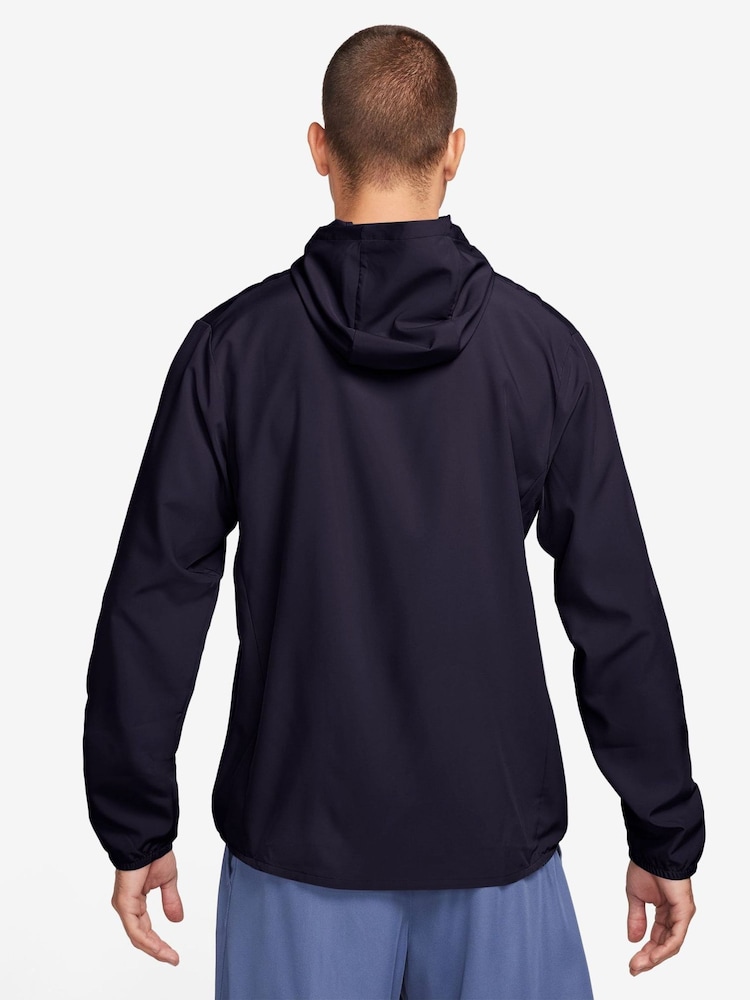 Nike Purple Dynasty Dri-FIT Form Hooded Performance Jacket - Image 2 of 4 Nike Purple Dynasty Dri-FIT Form Hooded Performance Jacket - Image 2 of 4