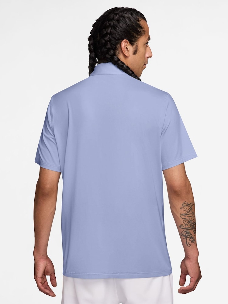 Nike Purple Dri-FIT Good Solid Golf Polo Shirt - Image 2 of 3