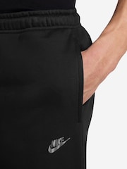 Nike Black Club Fleece Cuffed Joggers - Image 3 of 3
