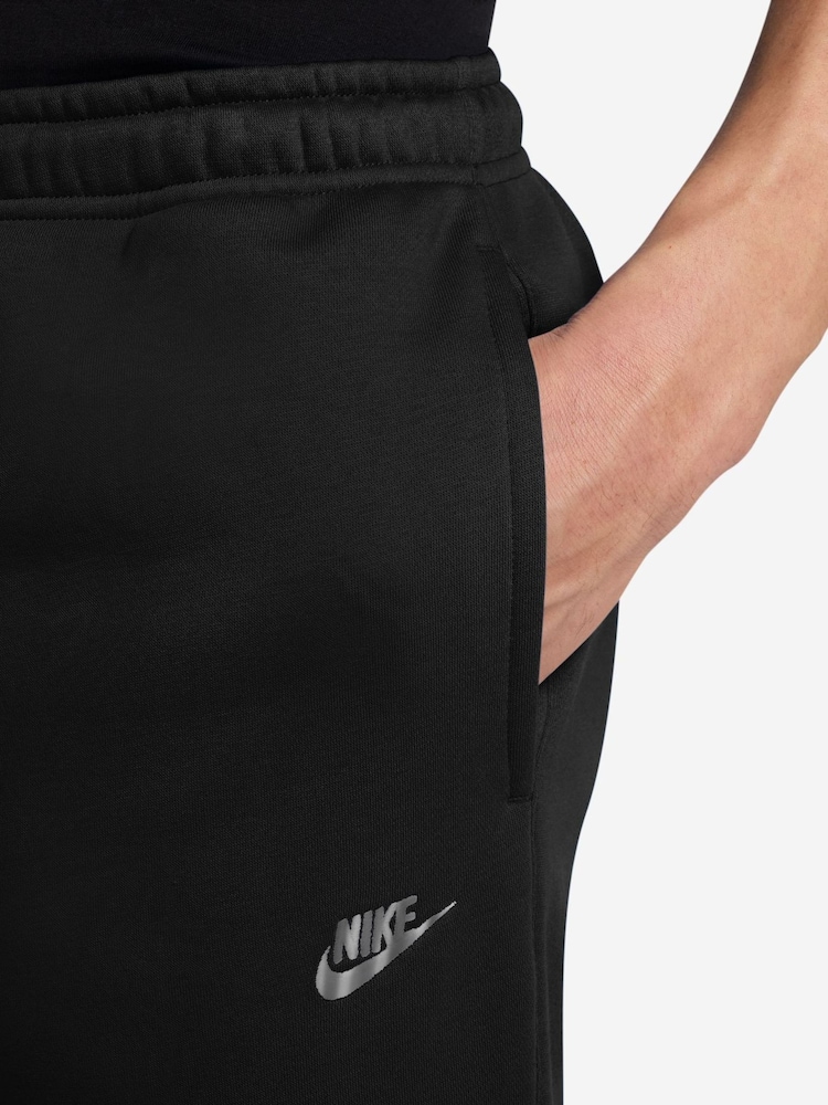 Nike Black Club Fleece Cuffed Joggers - Image 3 of 3