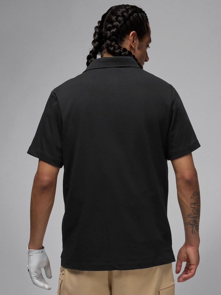 Jordan Black Jordan Sport Dri-FIT Golf Polo Shirt - Image 2 of 6 Jordan Black Jordan Sport Dri-FIT Golf Polo Shirt - Image 2 of 6