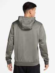 Grøn - Nike Therma-FIT Flex Fleece Trænings-hættetrøje med lynlås - Billede 2 af 3