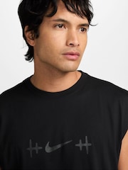 Nike Black Sleeveless T-Shirt - Image 3 of 3