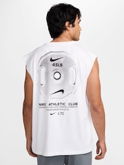 Nike White Sleeveless T-Shirt - Image 2 of 3