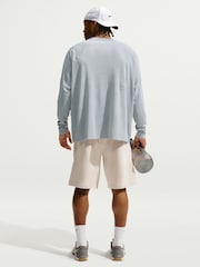 אפור - Nike N.A.C. Dri-FIT Long-Sleeve T-Shirt - תמונה 4 מתוך 5