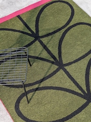Orla Kiely Olive Linear Stem Outdoor Rug - Image 4 of 4