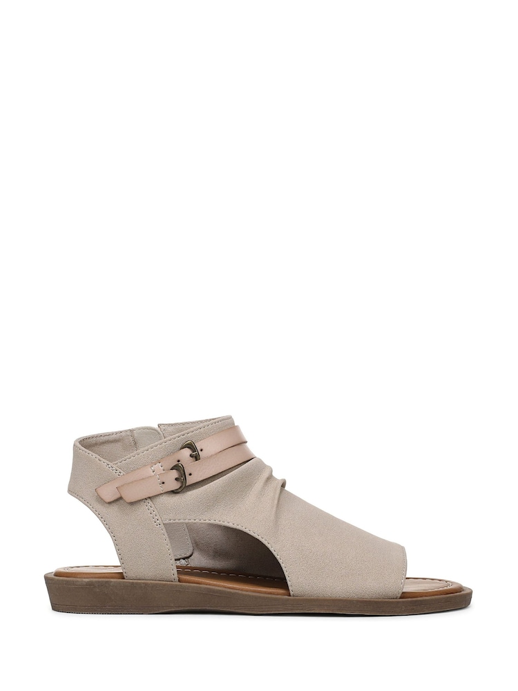 Blowfish Malibu Taupe Denver Regular Fit Sandals - Image 1 of 7
