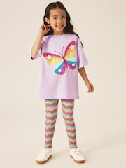 레인보우 웨이브 - Little Bird by Jools Oliver T-Shirt and Leggings 2 Piece Set - 11의 이미지 2