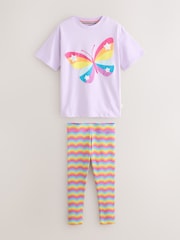 레인보우 웨이브 - Little Bird by Jools Oliver T-Shirt and Leggings 2 Piece Set - 11의 이미지 6