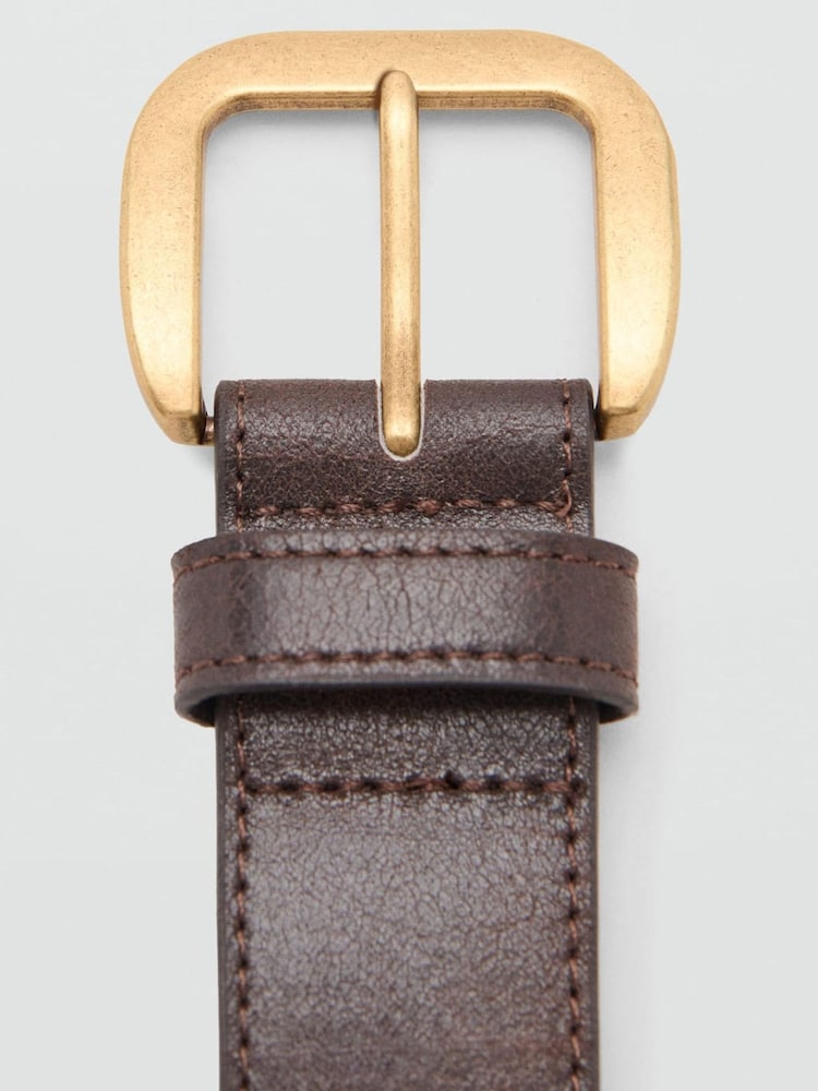 Mango Brown Buckle Belt - Image 3 of 3