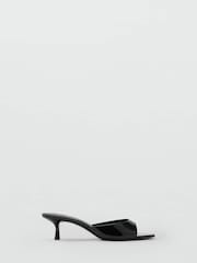 Mango Black Slip On Heels - Image 2 of 3