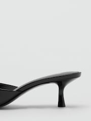 Mango Black Slip On Heels - Image 3 of 3