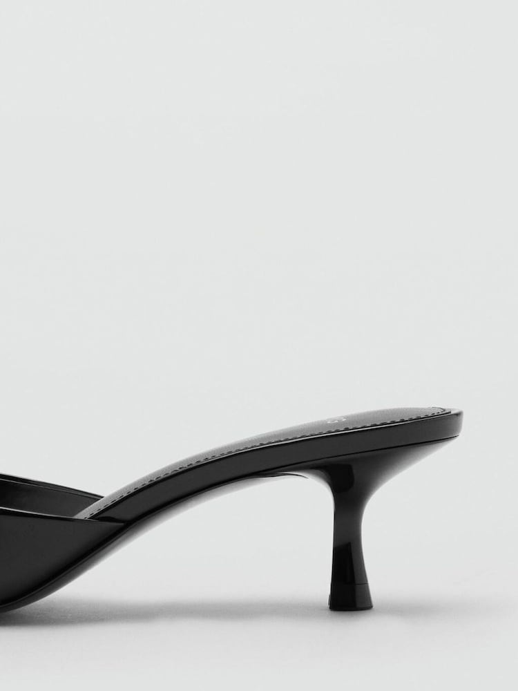 Mango Black Slip On Heels - Image 3 of 3 Mango Black Slip On Heels - Image 3 of 3