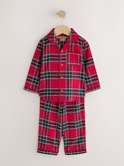 Red Check Christmas Button Down Pyjamas (9mths-10yrs) - Image 5 of 8