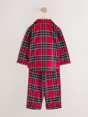 Red Check Christmas Button Down Pyjamas (9mths-10yrs) - Image 6 of 8