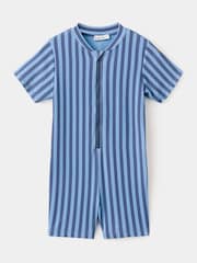 Mango Blue Short Sleeve Swimsuit - Image 1 of 2