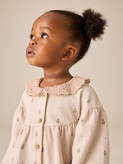 Cream Long Sleeve Blouse and Leggings Set (3mths-7yrs) - Image 3 of 8