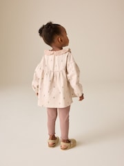 Cream Long Sleeve Blouse and Leggings Set (3mths-7yrs) - Image 4 of 8