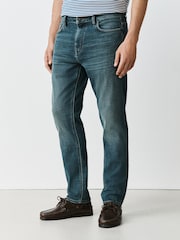 Dark Blue Tint Slim Fit Motion Flex Jeans - Image 3 of 6