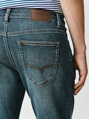 Dark Blue Tint Slim Fit Motion Flex Jeans - Image 6 of 6