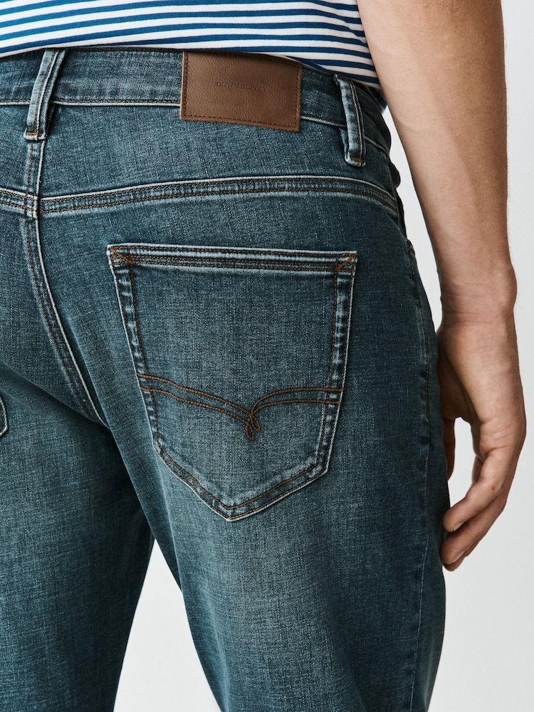 Dark Blue Tint Slim Fit Motion Flex Jeans - Image 6 of 6 Dark Blue Tint Slim Fit Motion Flex Jeans - Image 6 of 6