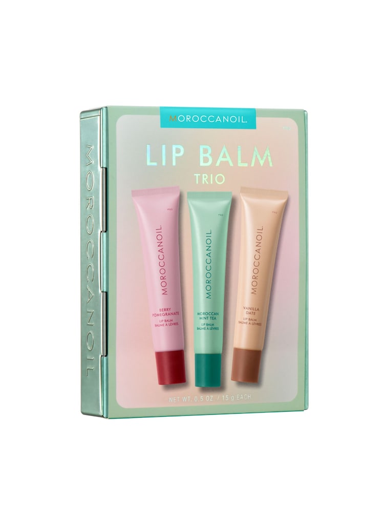 Moroccanoil Lip Balm Trio (Worth £60) - Image 1 of 4 Moroccanoil Lip Balm Trio (Worth £60) - Image 1 of 4