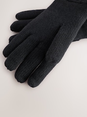 Black Thinsulate Knitted Gloves - Image 5 of 5