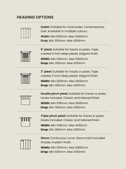 Blue Chevron Stripe Made to Measure Curtains - Image 3 of 9