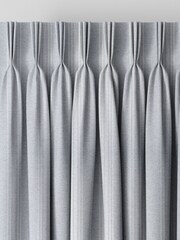 Blue Chevron Stripe Made to Measure Curtains - Image 5 of 9