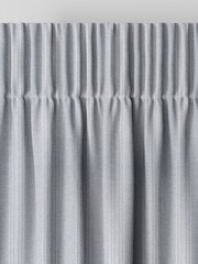 Blue Chevron Stripe Made to Measure Curtains - Image 6 of 9