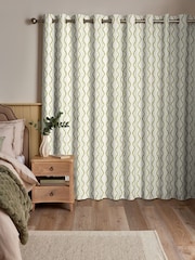 Olive Green Anton Made to Measure Curtains - Image 2 of 10