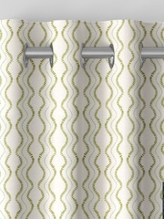 Olive Green Anton Made to Measure Curtains - Image 8 of 10