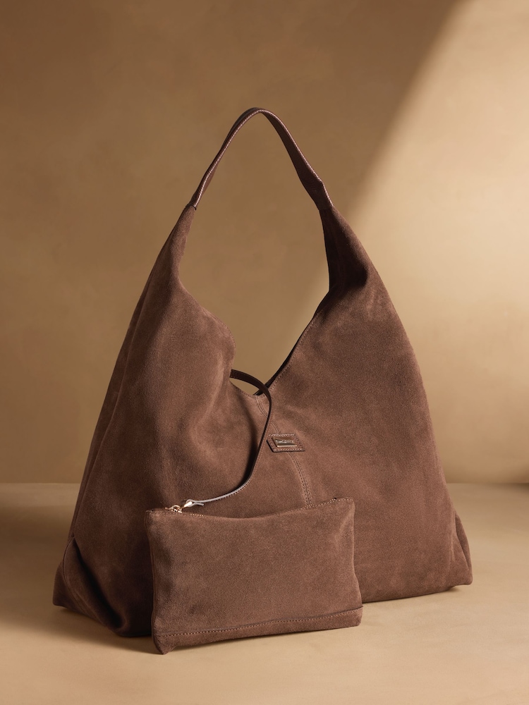 Russell & Bromley Brown Everyday Oversized Shoulder Bag - Image 1 of 5