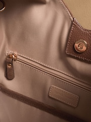Russell & Bromley Brown Everyday Oversized Shoulder Bag - Image 3 of 5